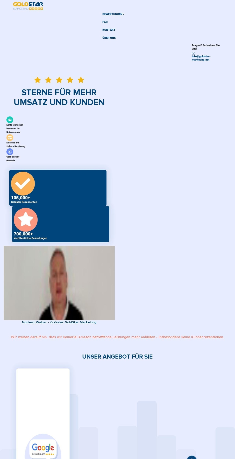 goldstar-marketing.net shopify website screenshot