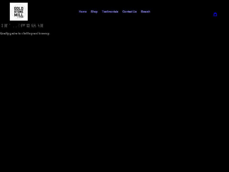 goldstonemill.com shopify website screenshot