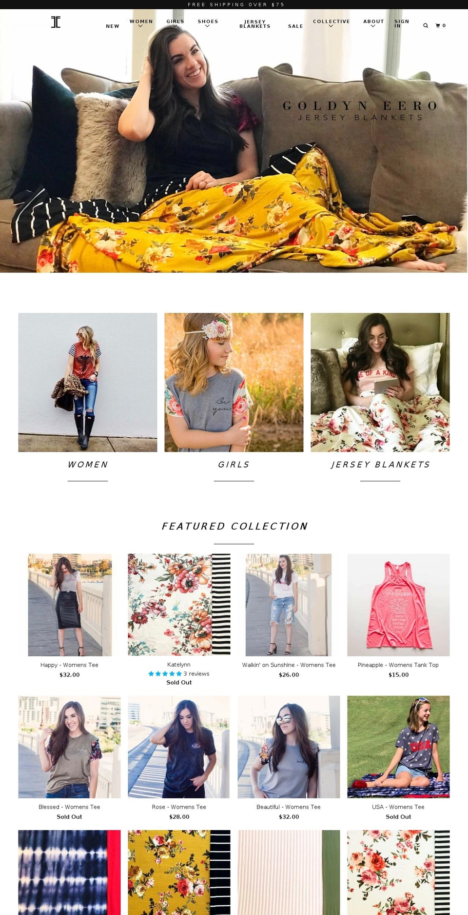 goldyneero.com shopify website screenshot