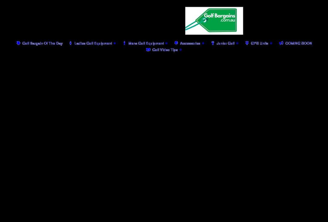 golfbargains.com.au shopify website screenshot