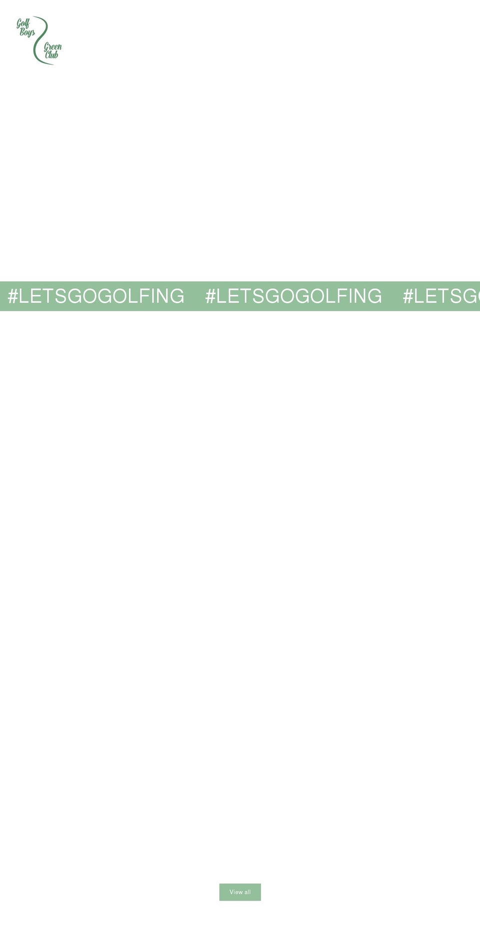 golfboysgreenclub.com shopify website screenshot