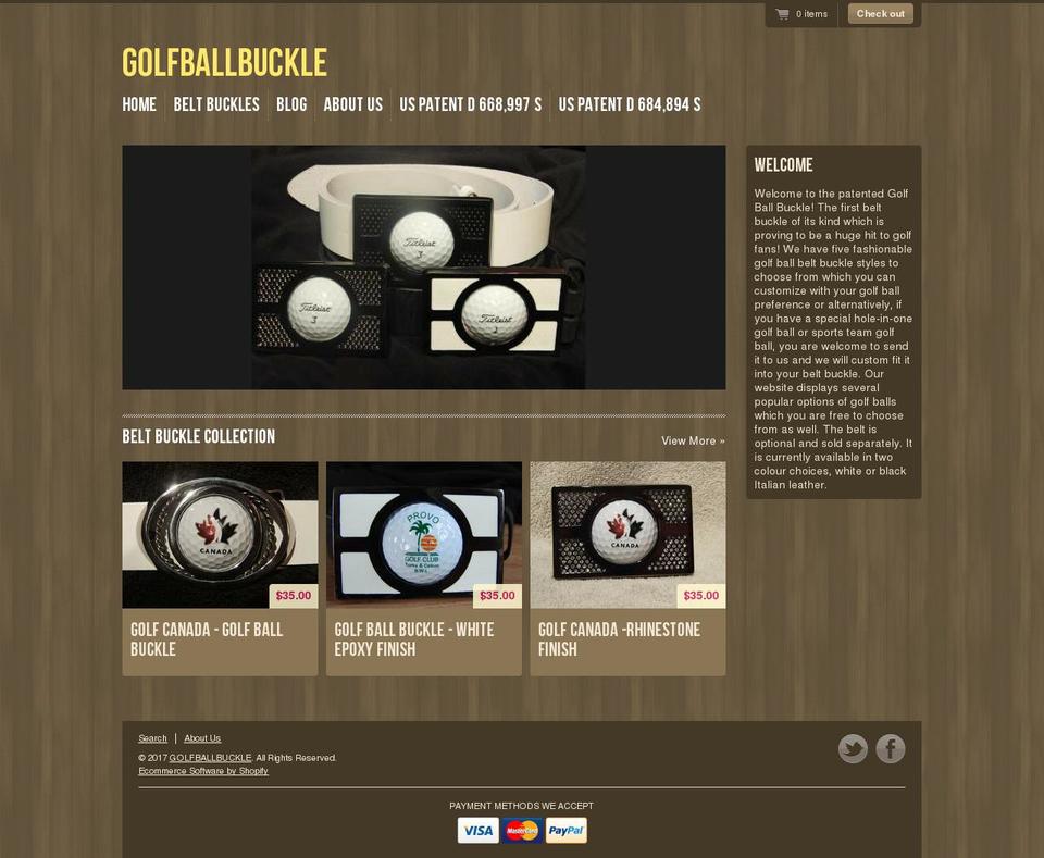 golfbuckle.com shopify website screenshot