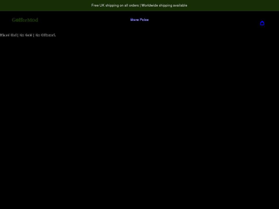 golfermod.com shopify website screenshot