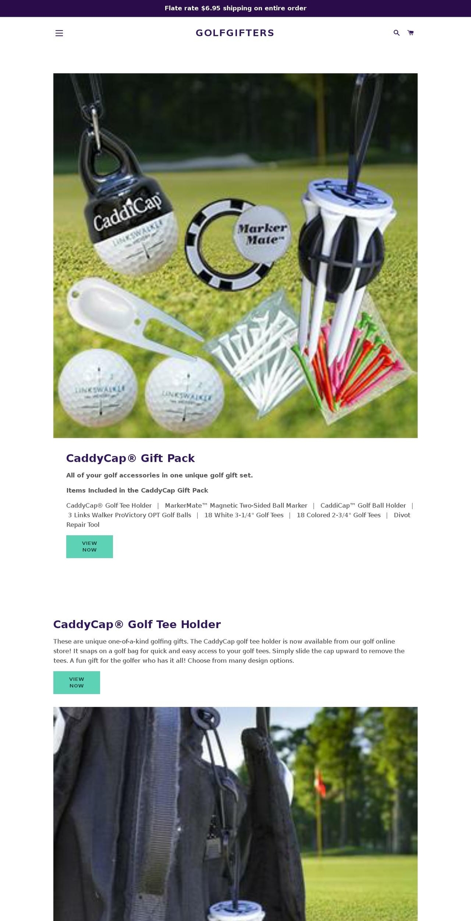 golfgifters.com shopify website screenshot