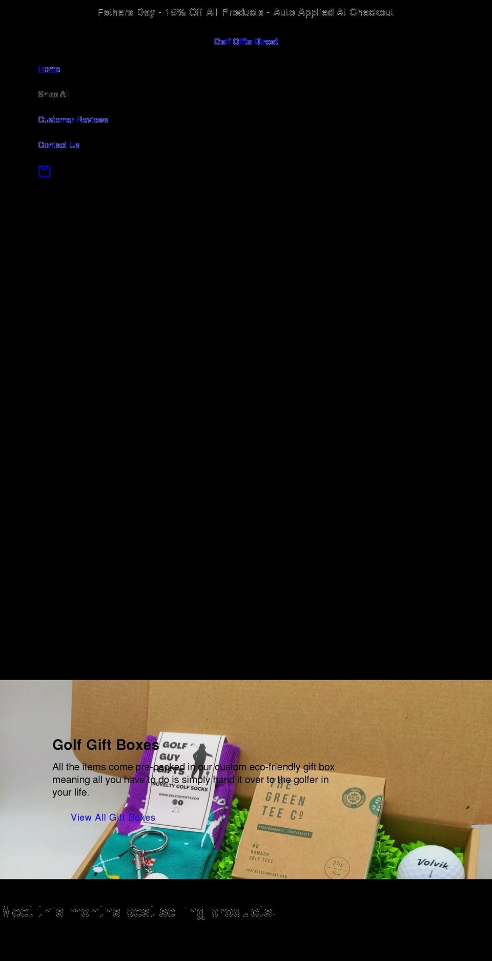 golfguygifts.com shopify website screenshot