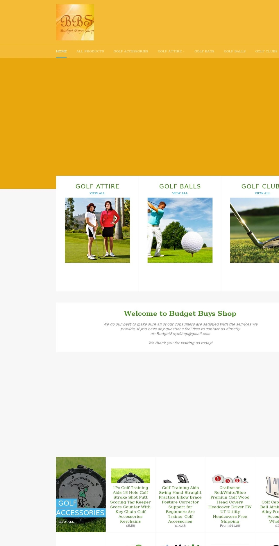 golfironsforsale.com — Shopify storefront screenshot