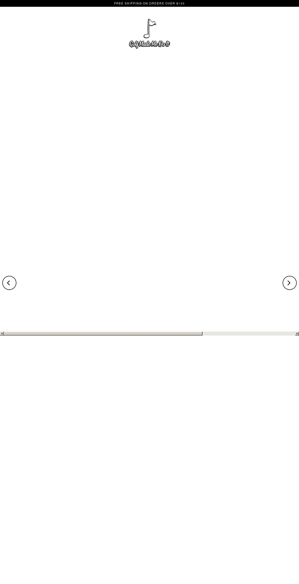 golfmademedoit.com shopify website screenshot