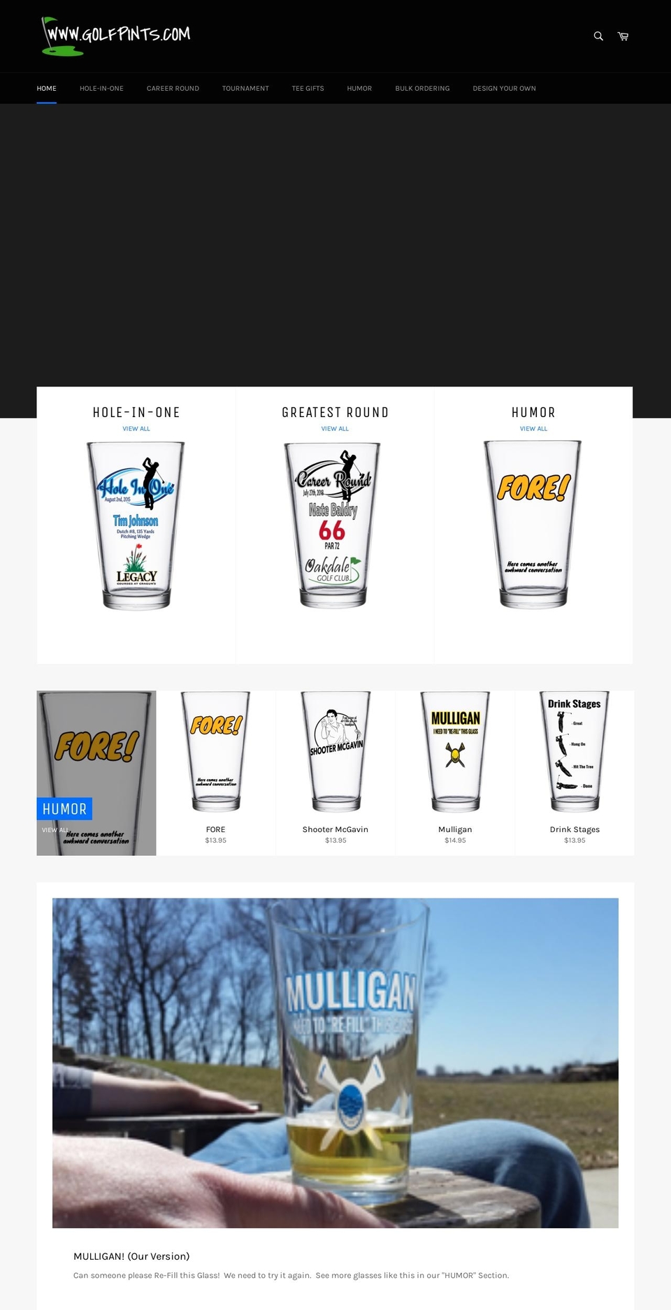 golfpints.com — Shopify storefront screenshot