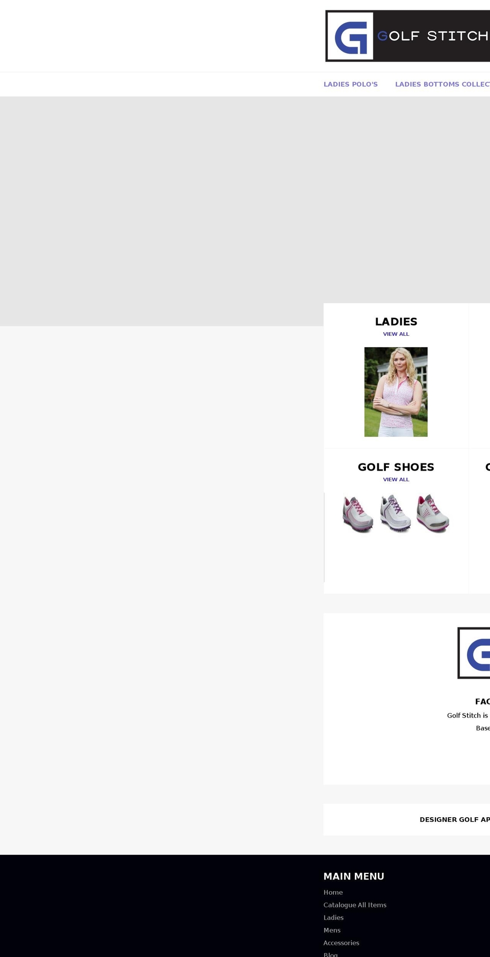 golfstitch.online shopify website screenshot