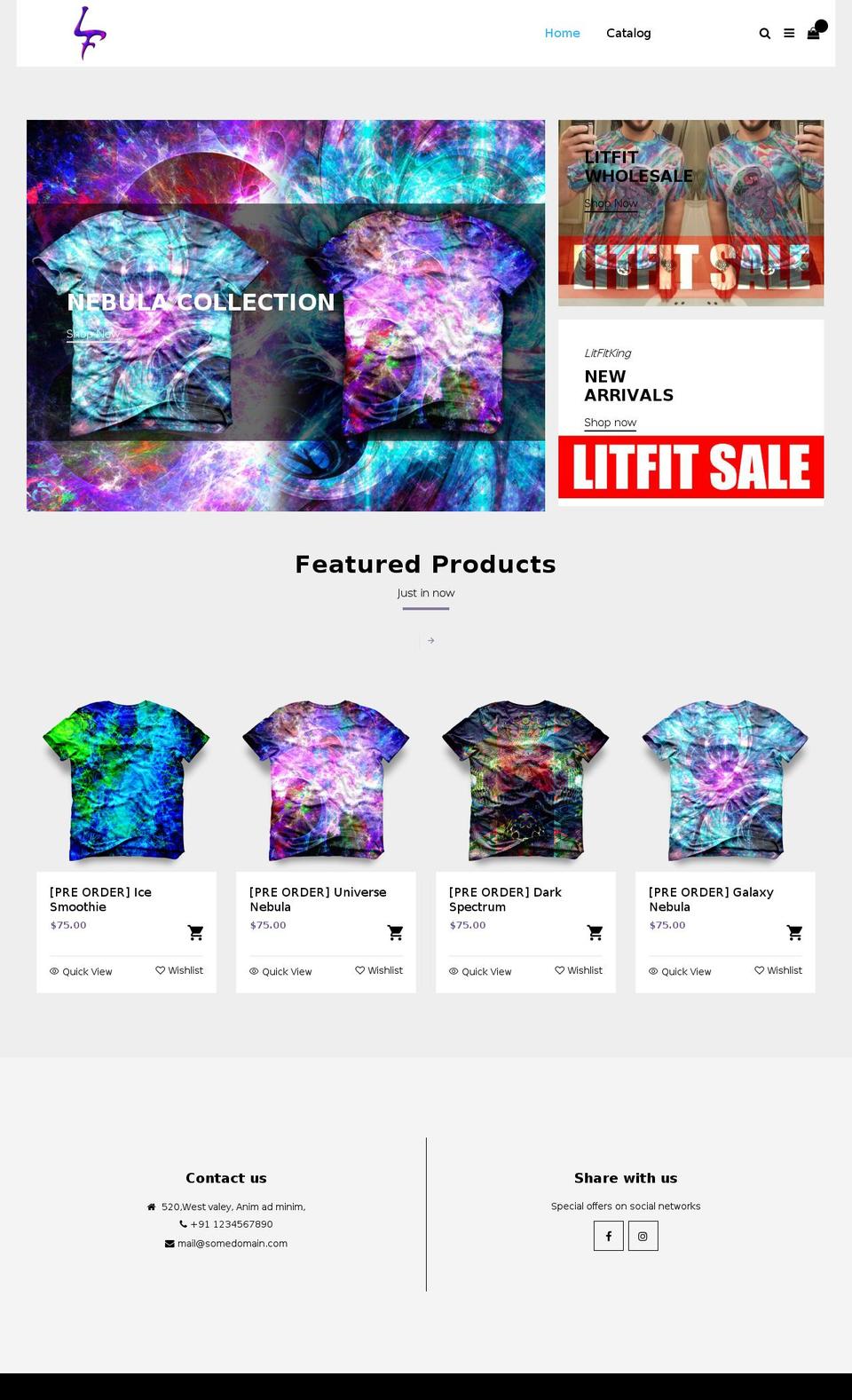 qs-03 Shopify theme site example golitfit.com