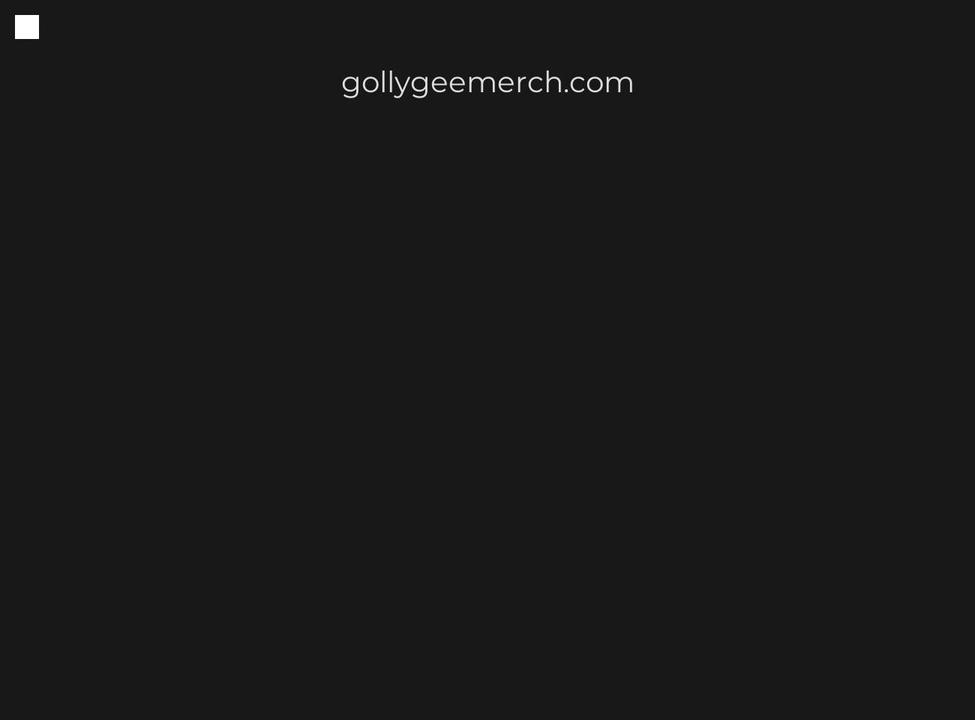 gollygeemerch.com — Shopify storefront screenshot