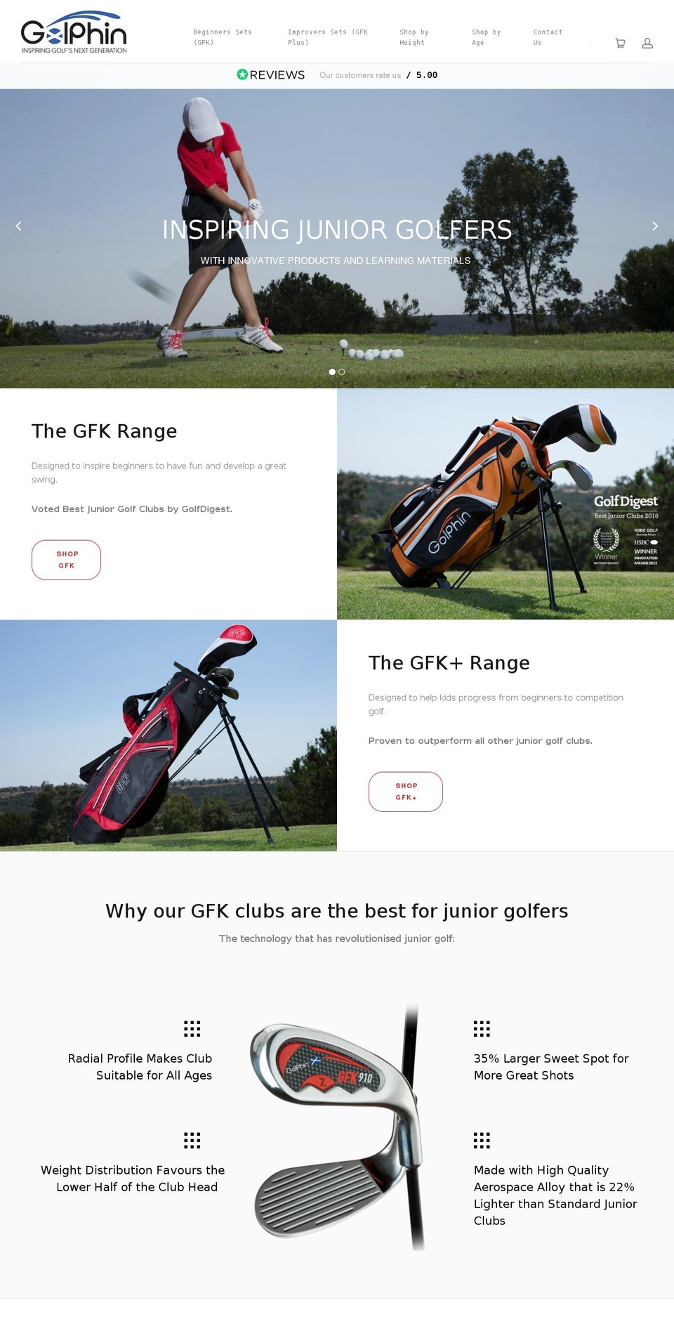 golphin.com.au shopify website screenshot