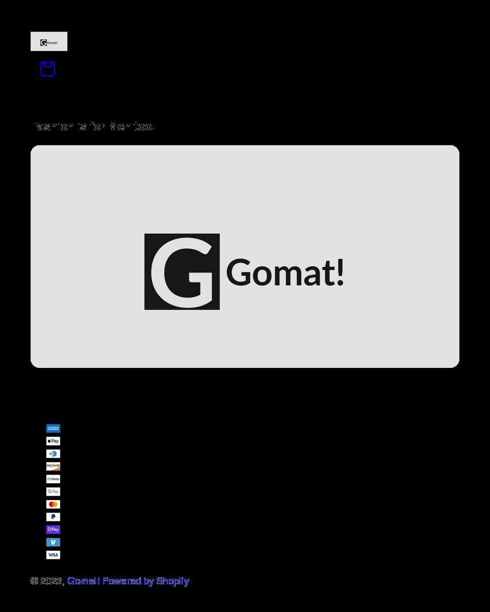 gomat.us shopify website screenshot