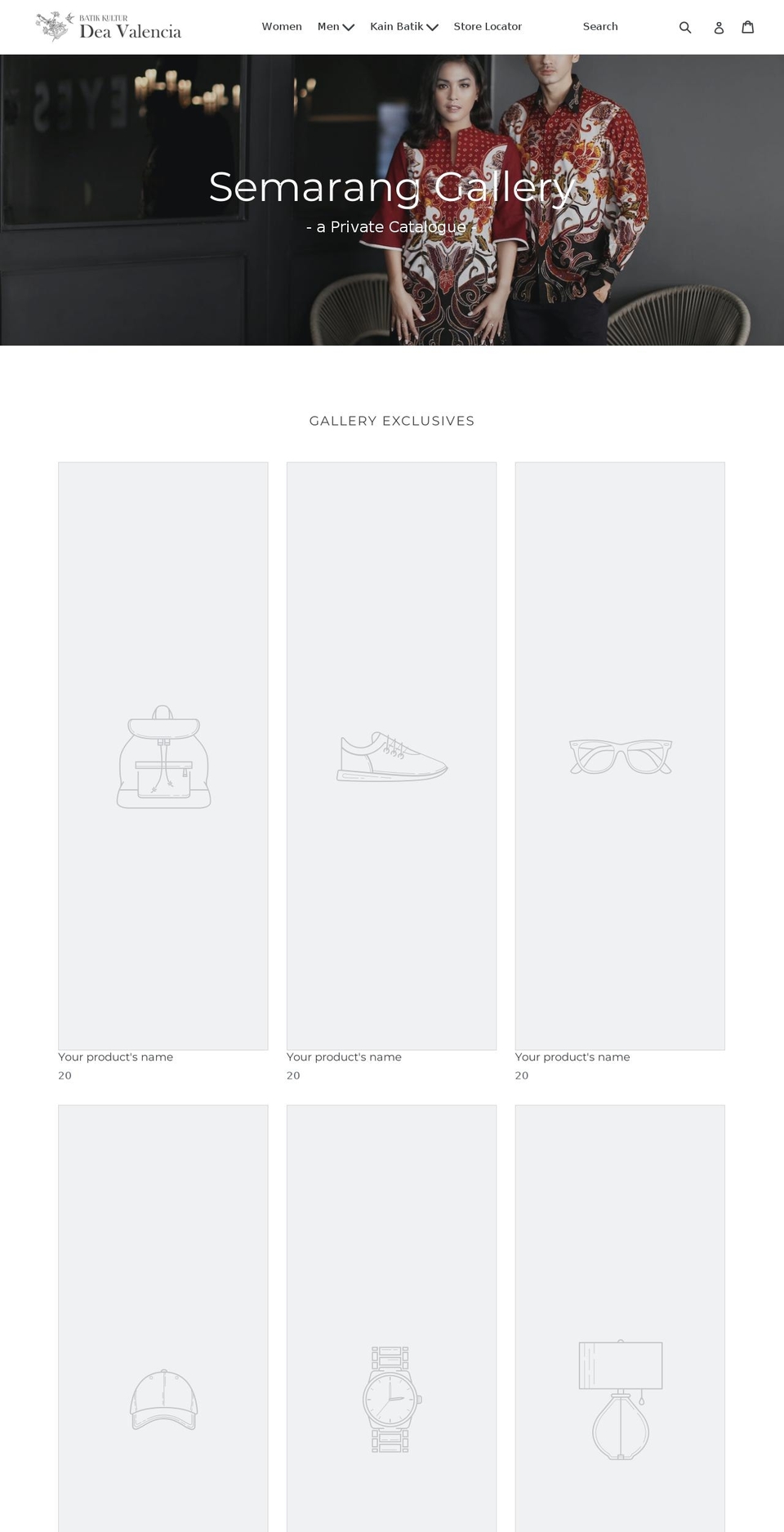 gombellama-batikkultur.com — Shopify storefront screenshot