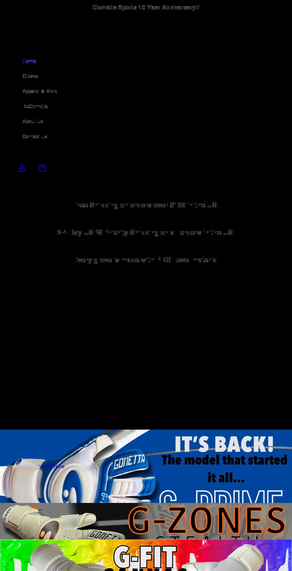 gomettagk.com shopify website screenshot