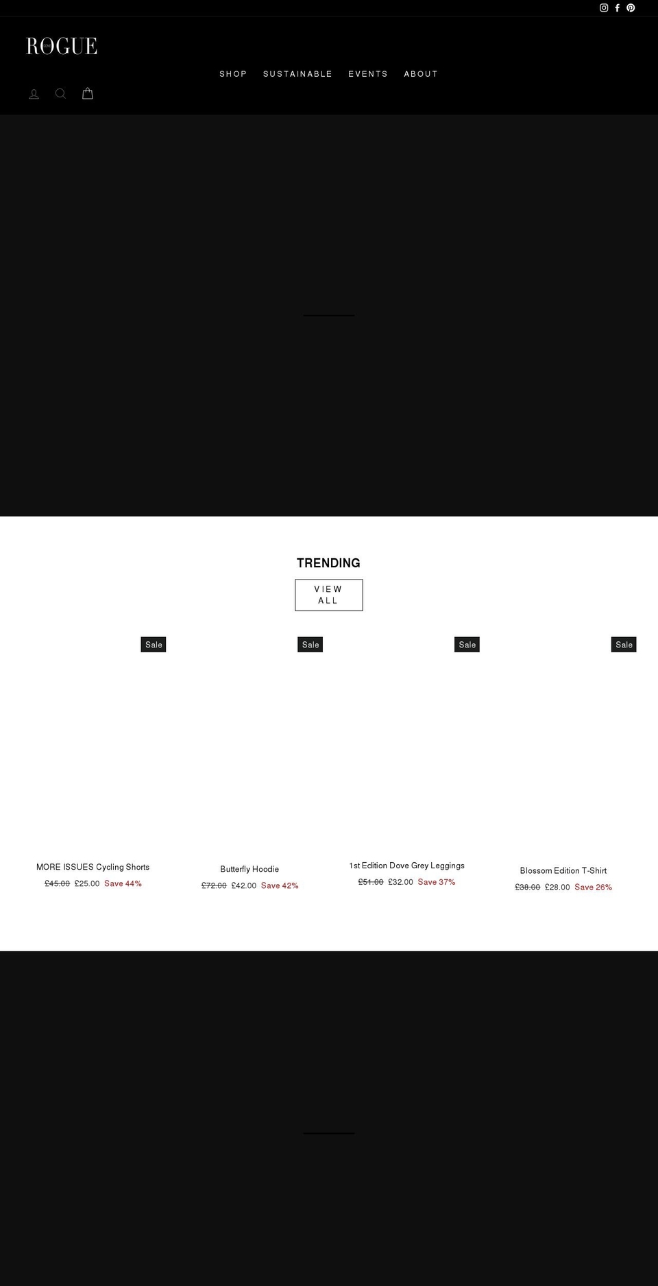 gonerogue.fashion shopify website screenshot