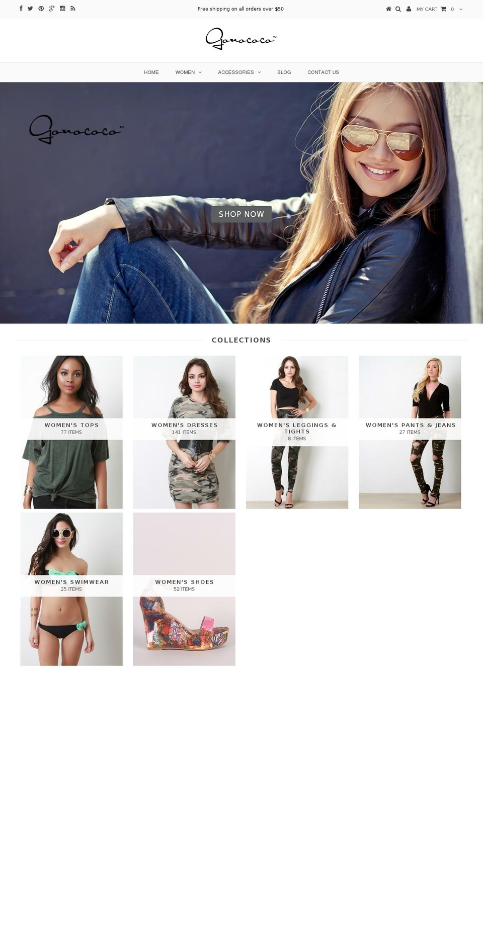 gonococo.com shopify website screenshot