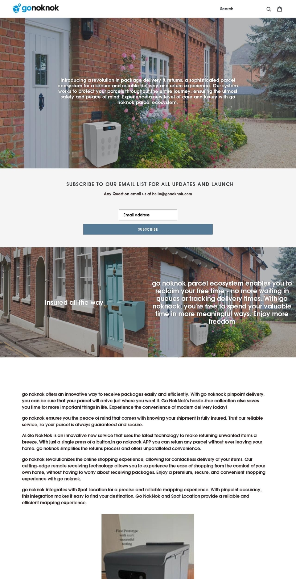gonoknok.com — Shopify storefront screenshot