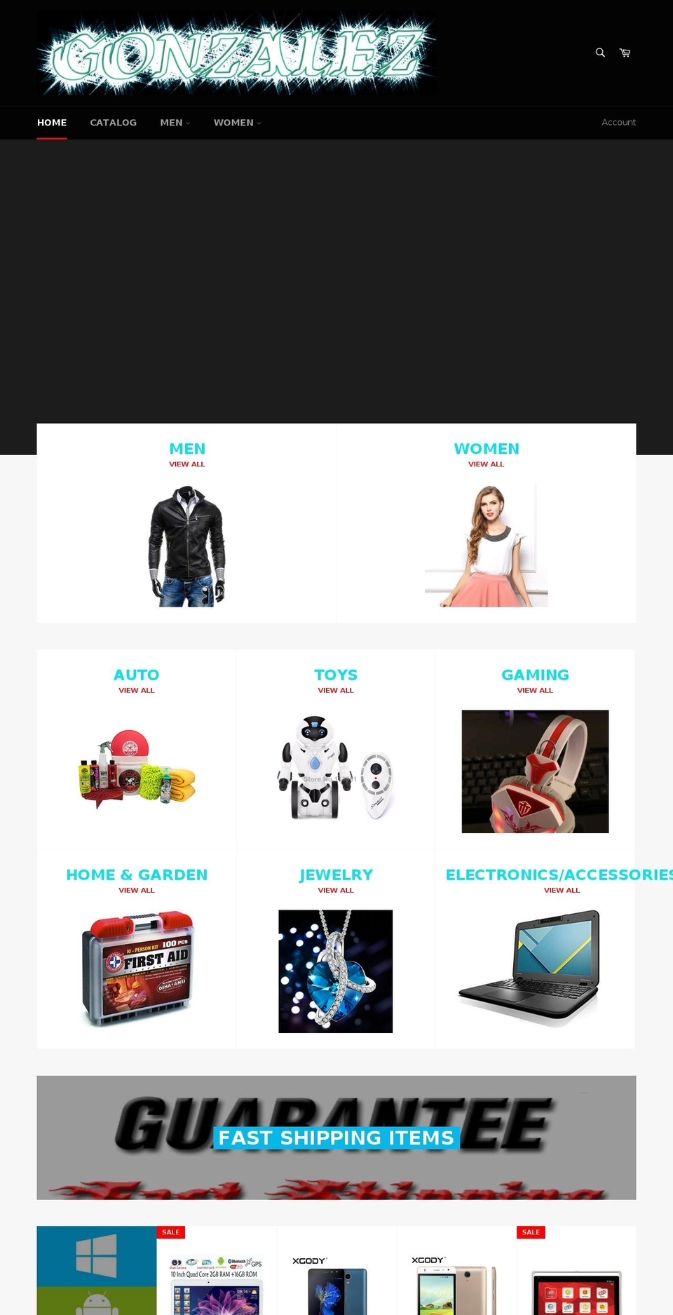 gonzalezshop.com shopify website screenshot