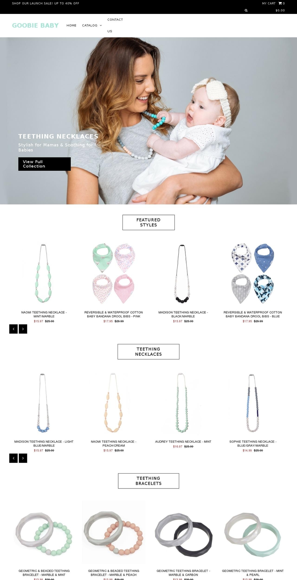 goobiebaby.com shopify website screenshot