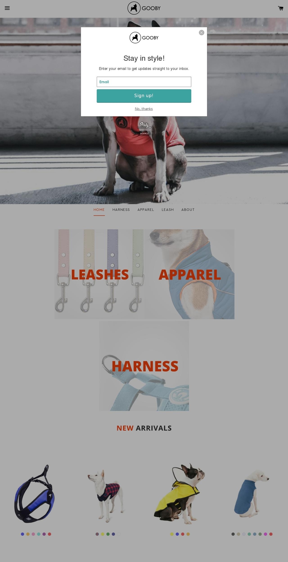 goobypet.com shopify website screenshot