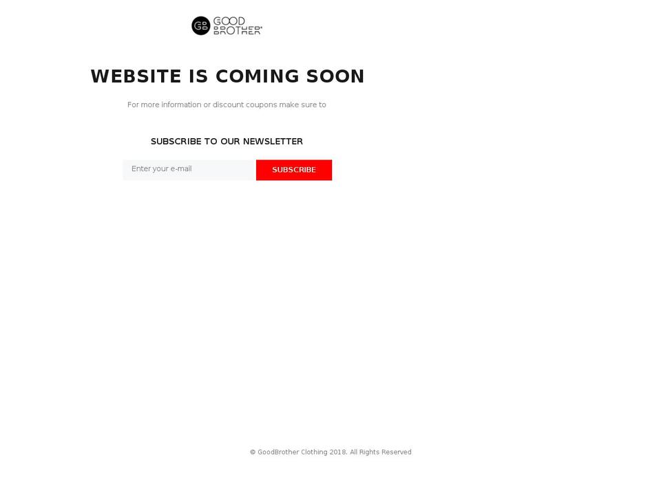 good-brother.com — Shopify storefront screenshot