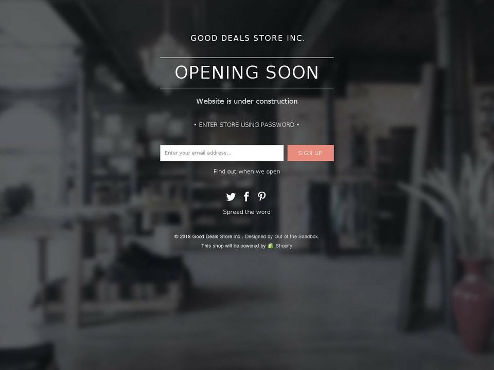 good-deals-store.com — Shopify storefront screenshot