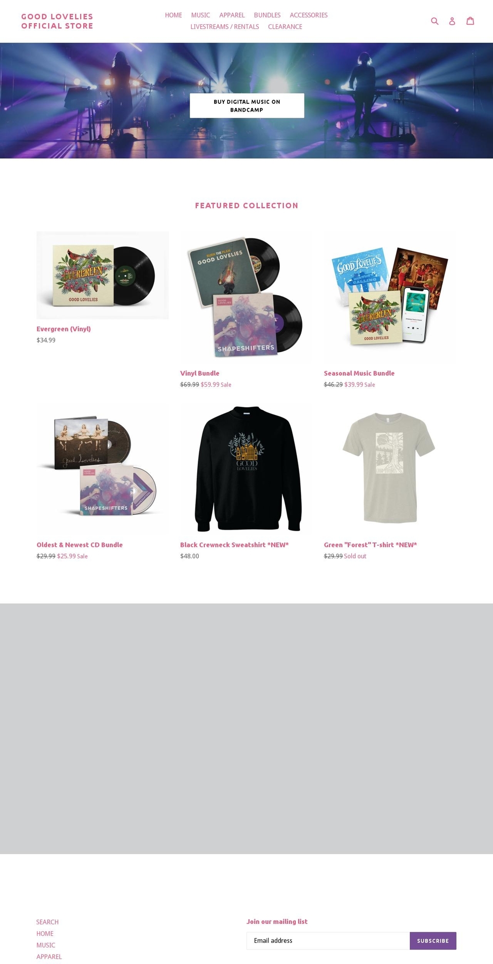 good-lovelies-official-store.myshopify.com shopify website screenshot