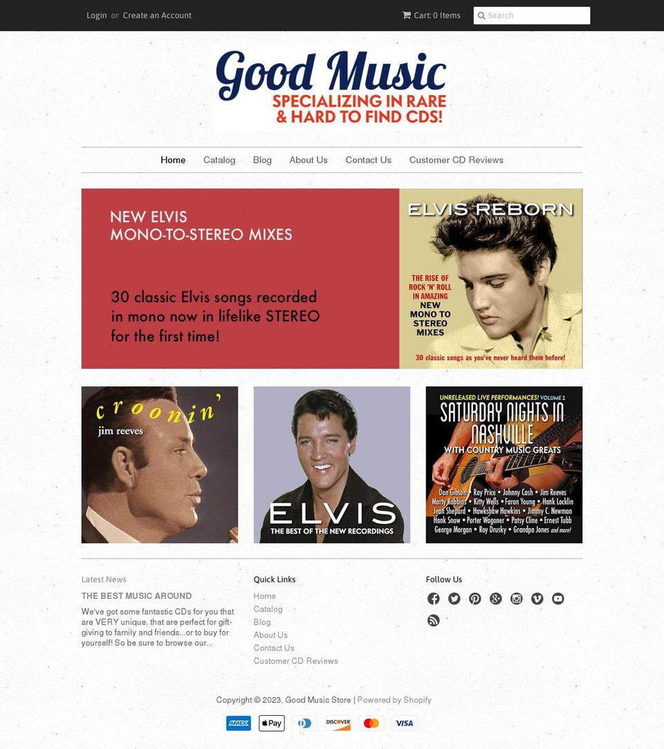 good-music-store.myshopify.com shopify website screenshot