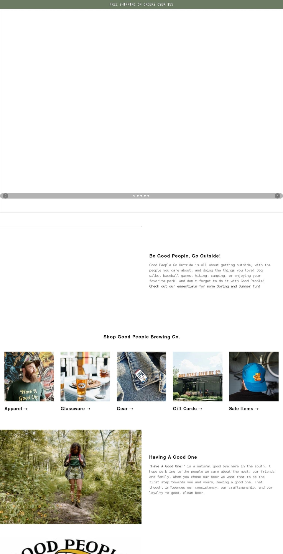 good-people-brewing-company.myshopify.com shopify website screenshot