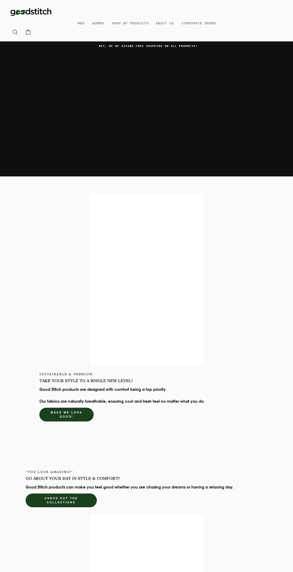 good-stitch.com shopify website screenshot