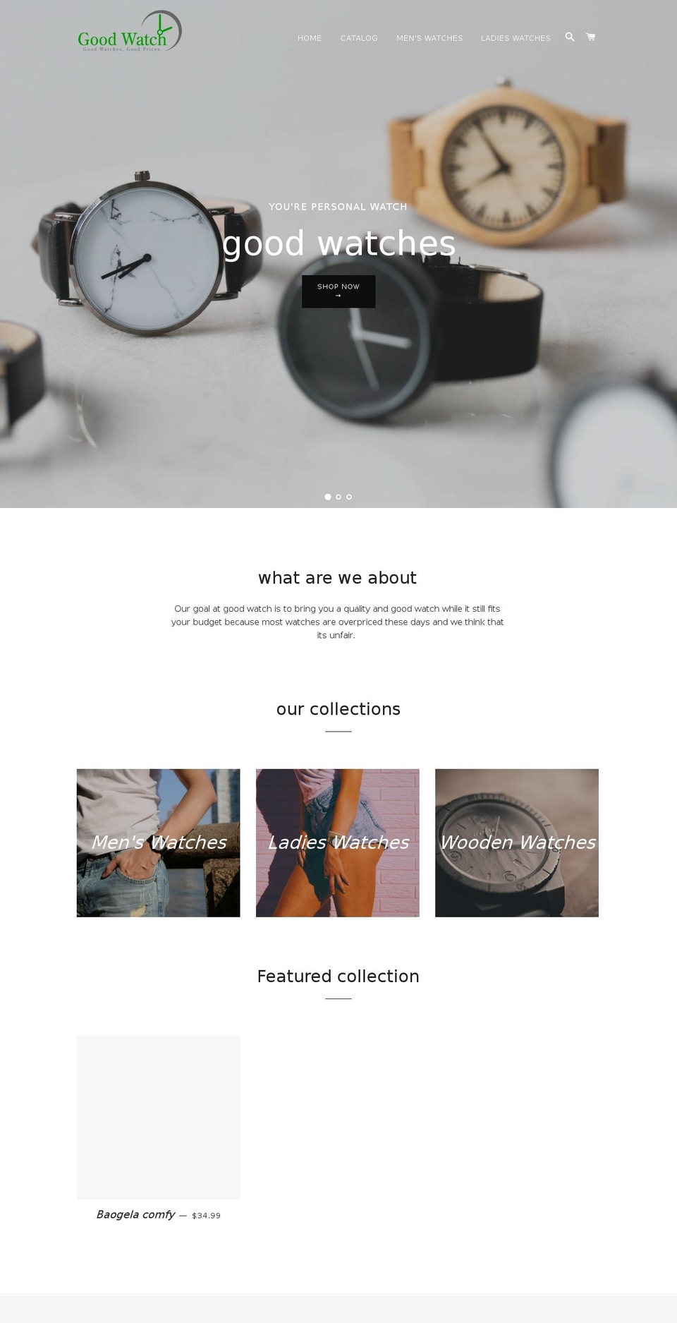 good-watch.com — Shopify storefront screenshot