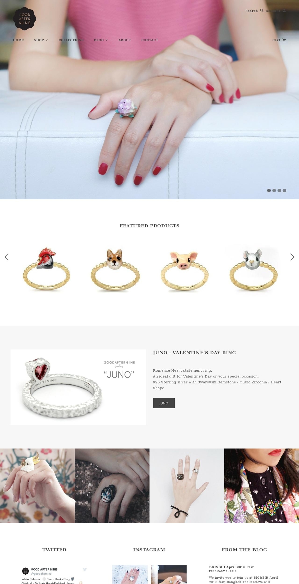 goodafterninebkk.com shopify website screenshot