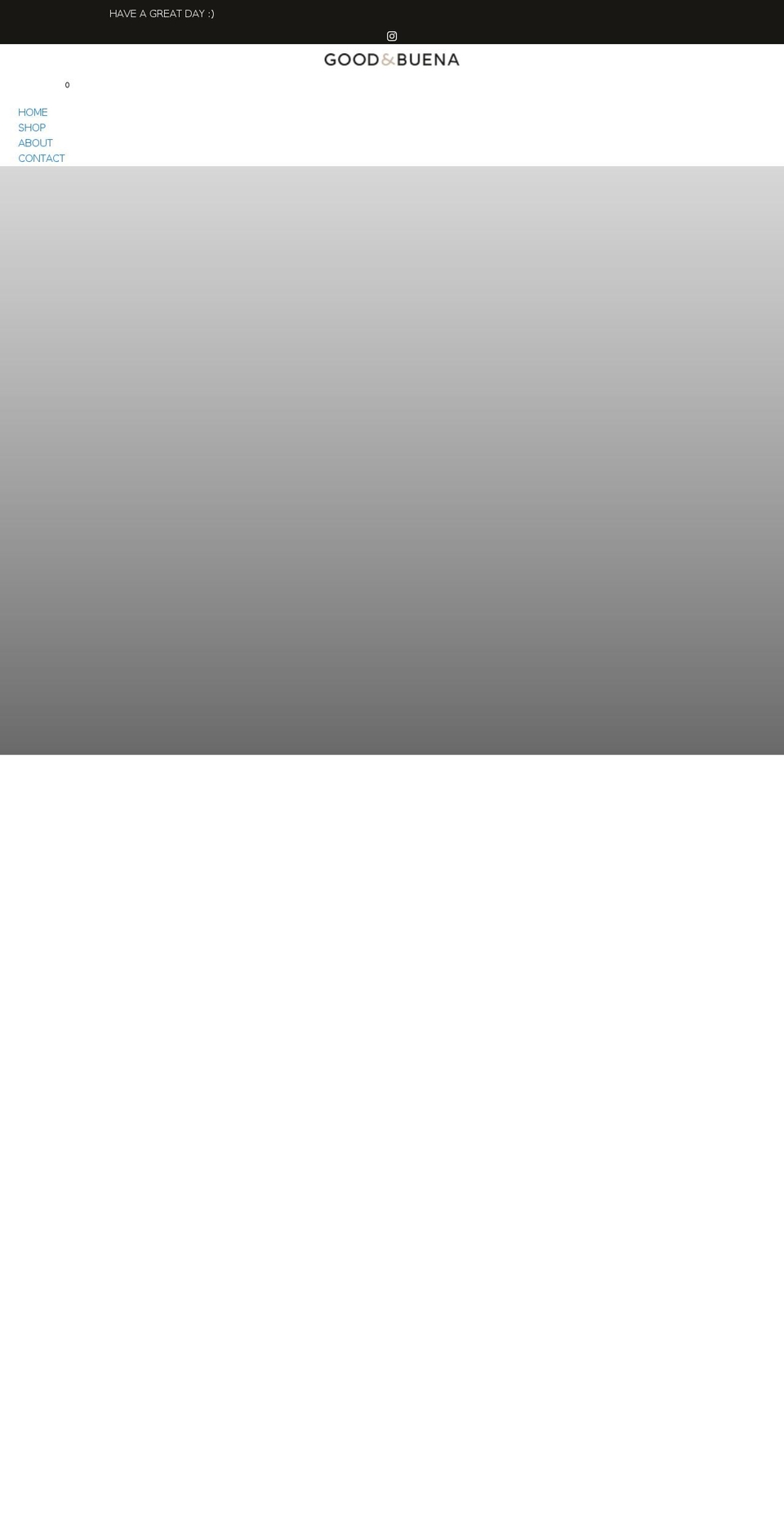 goodandbuena.com shopify website screenshot