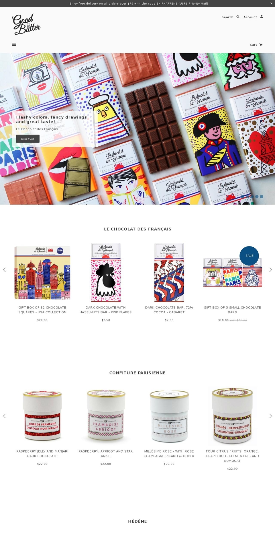 goodandbutter.com shopify website screenshot