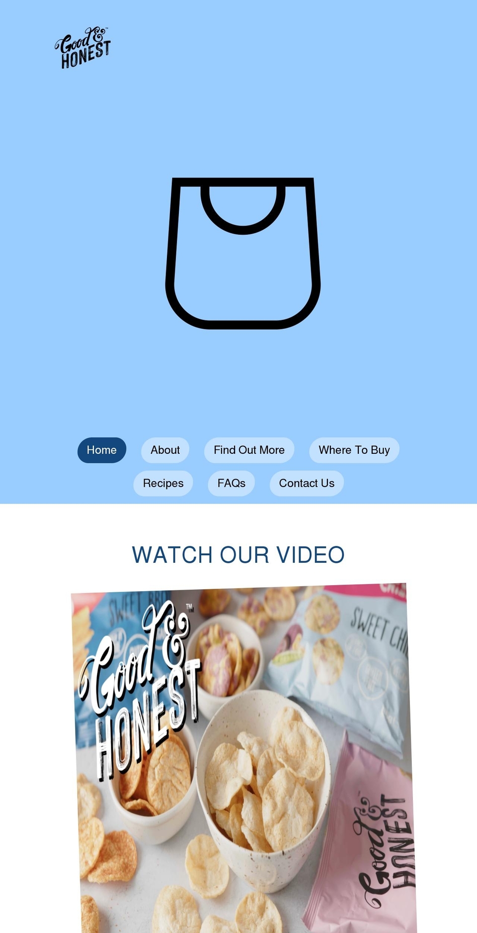 goodandhonest.co.uk shopify website screenshot