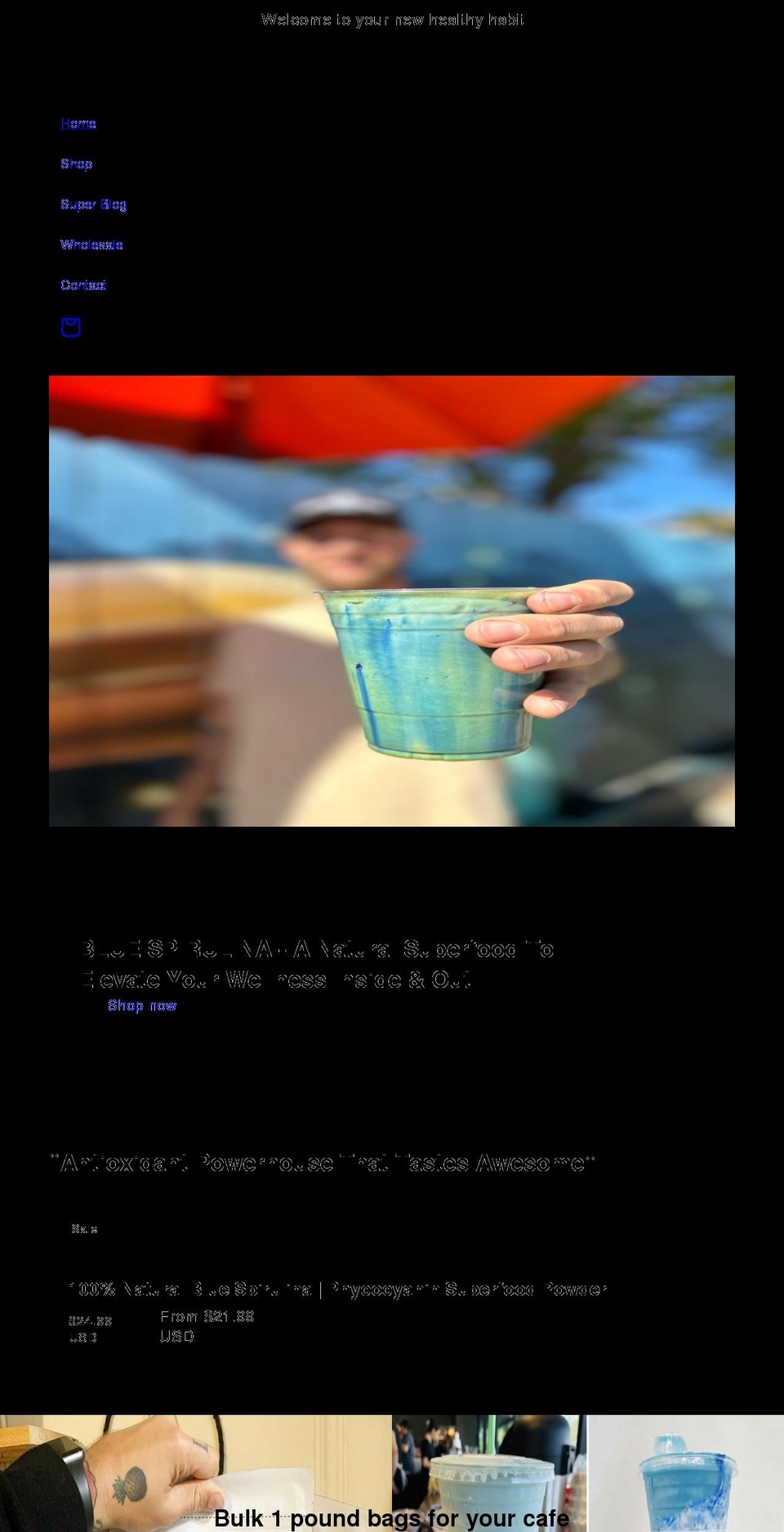 goodandsuper.com shopify website screenshot