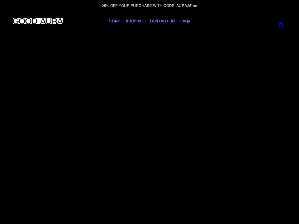 goodaura.shop shopify website screenshot