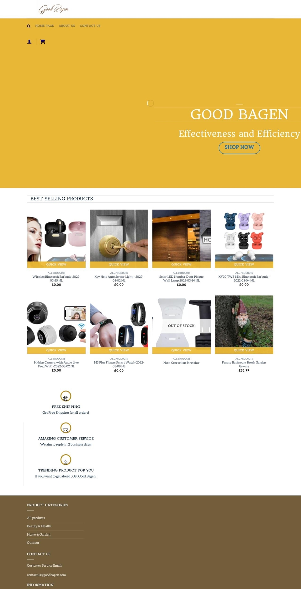 goodbagen.com shopify website screenshot