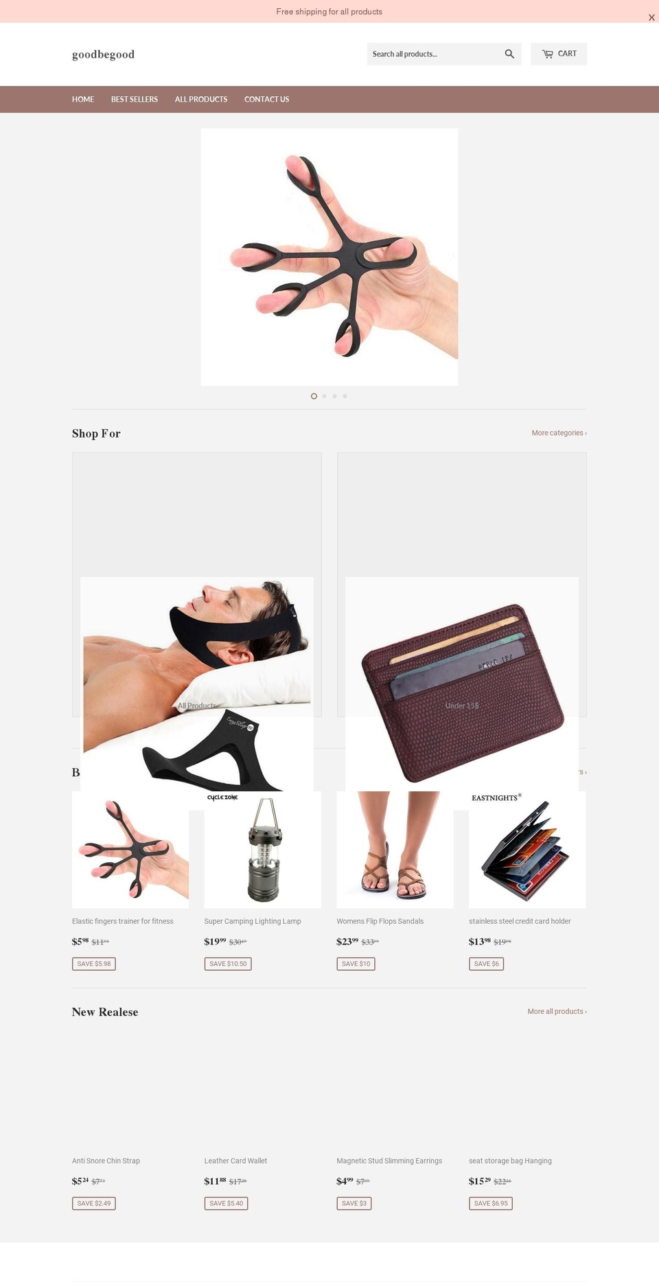 goodbegood.com — Shopify storefront screenshot