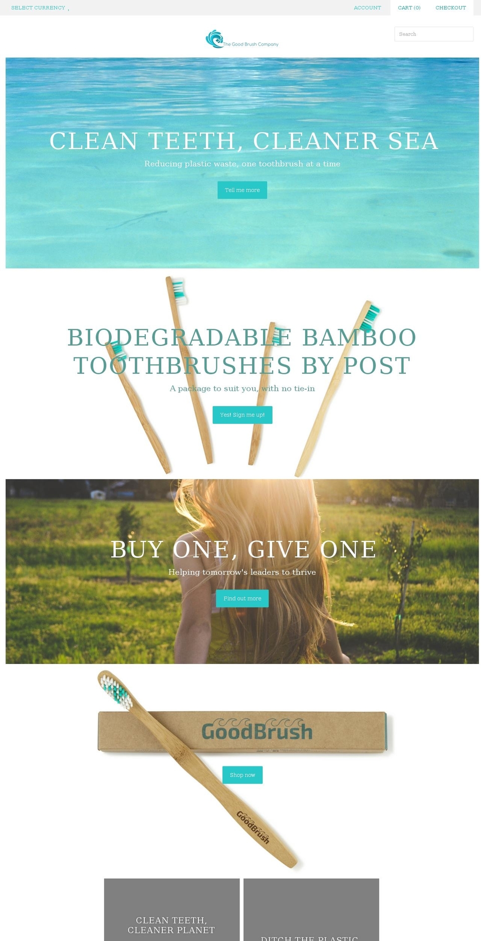 goodbrush.co.uk shopify website screenshot