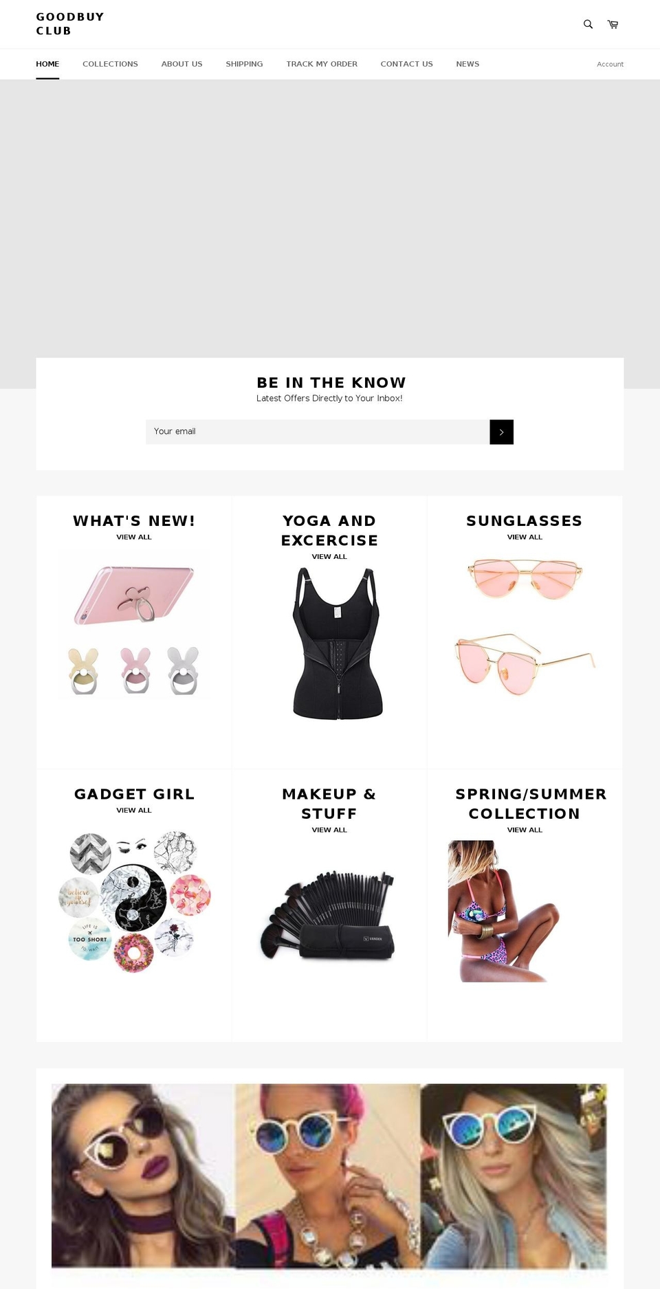 goodbuyclub.com — Shopify storefront screenshot