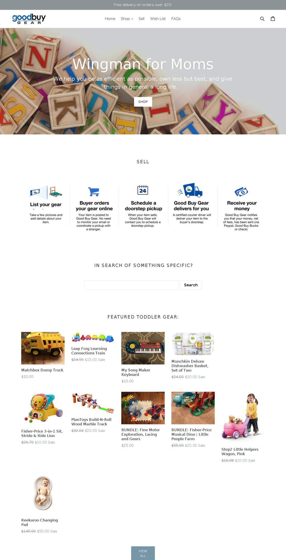 goodbuygear.com shopify website screenshot