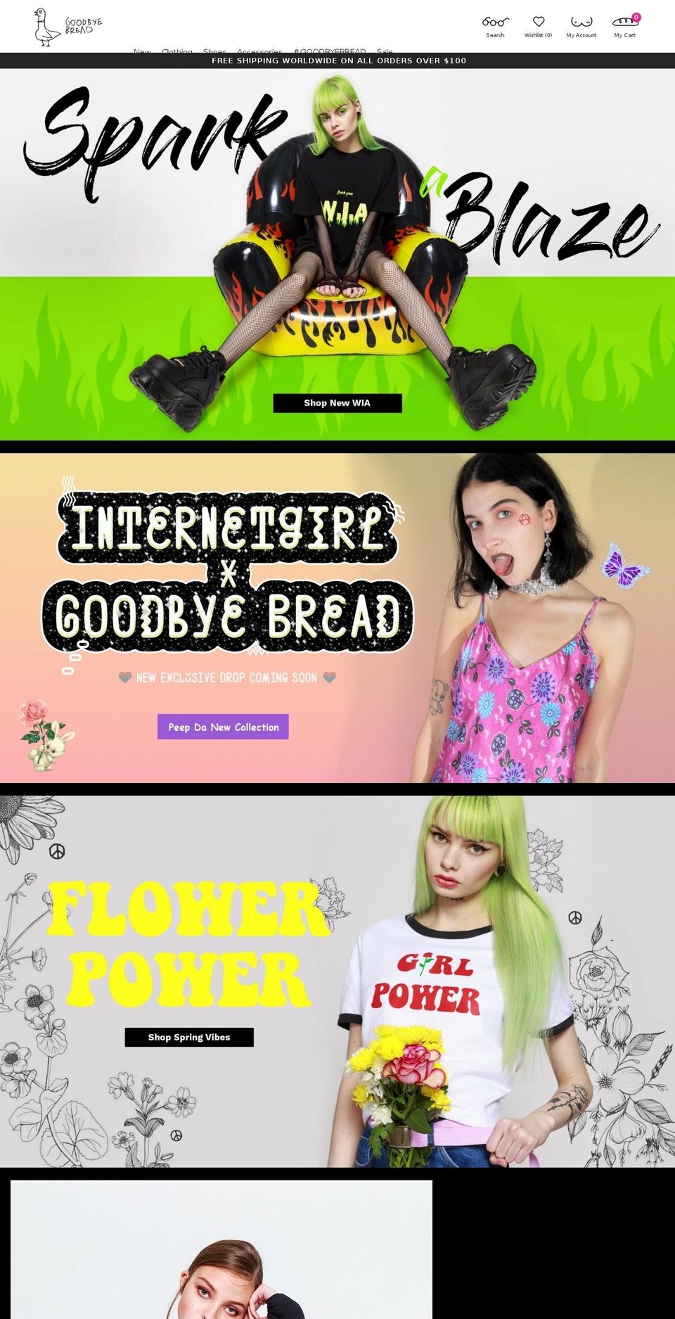 goodbyebread.com shopify website screenshot