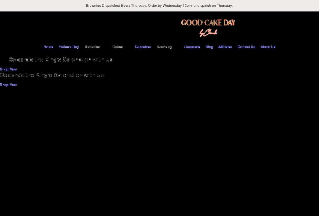 goodcakeday.com shopify website screenshot