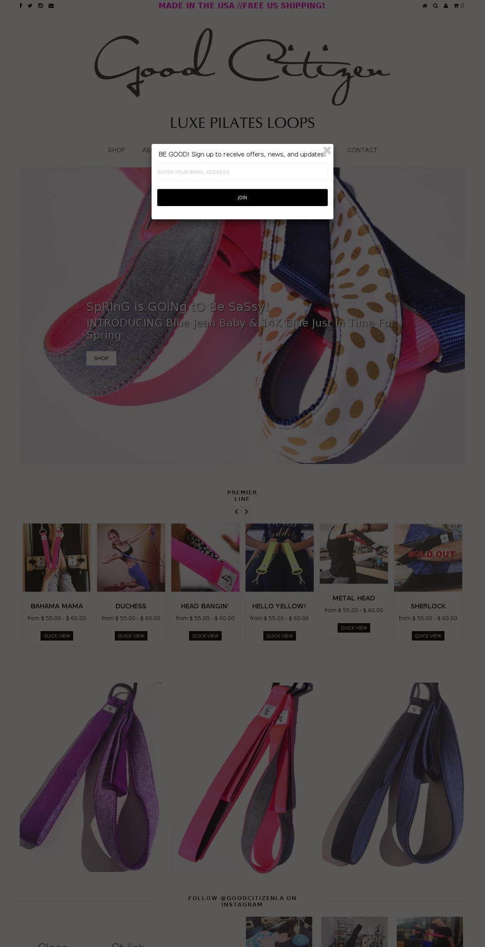 goodcitizenla.com shopify website screenshot