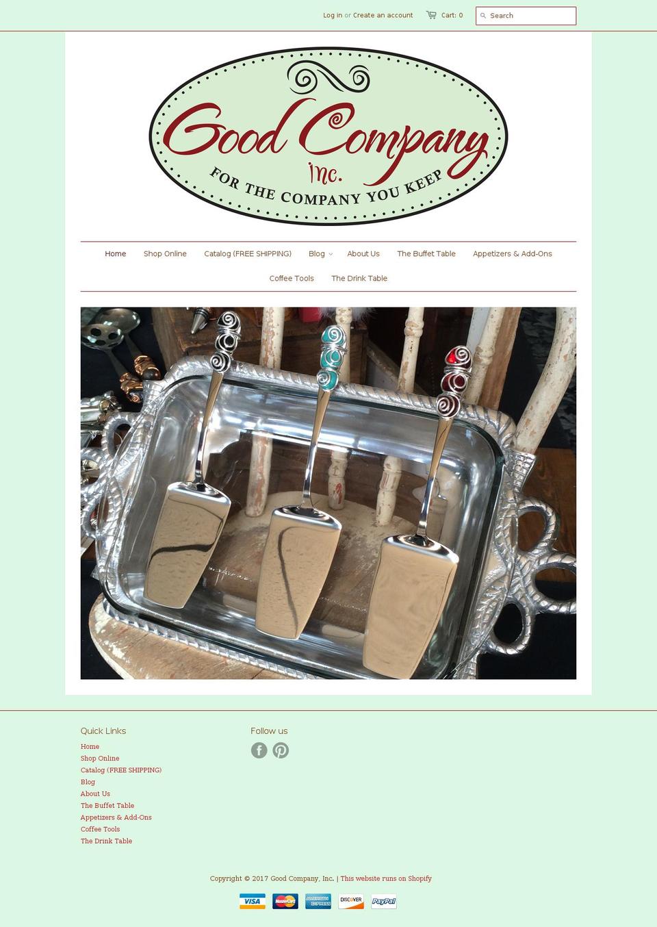 goodcompanyinc.com shopify website screenshot