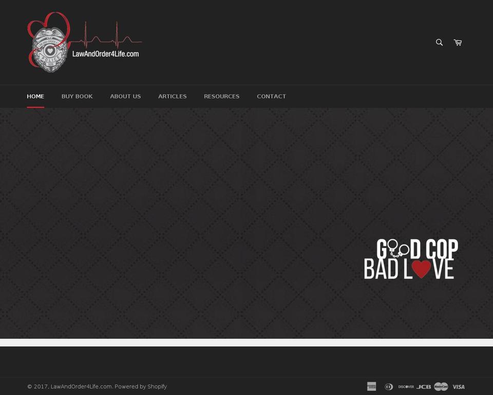 goodcopbadlove.com shopify website screenshot