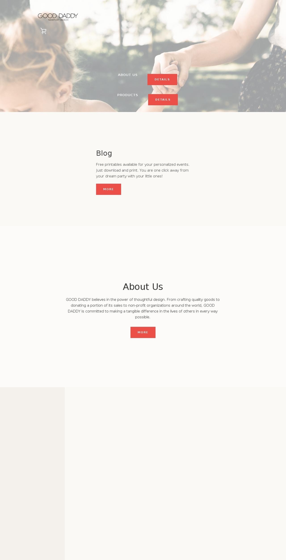 gooddaddydesign.com — Shopify storefront screenshot