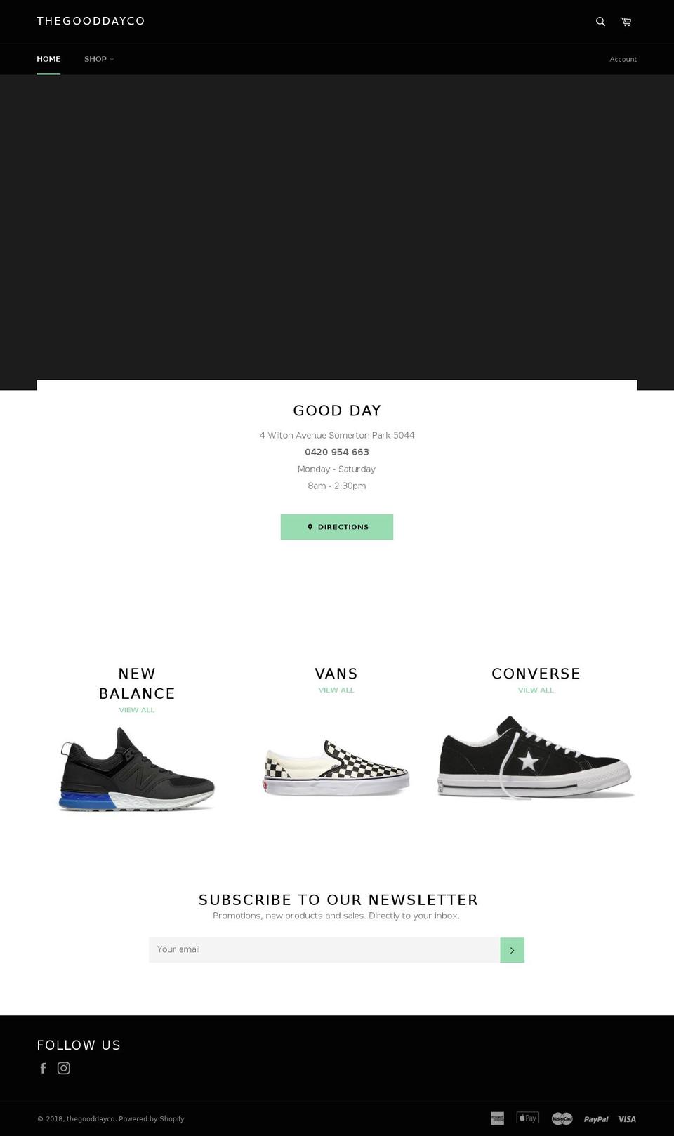 goodday.co shopify website screenshot